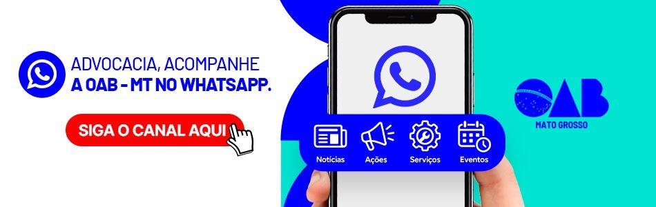 Banner Canal OAB-MT whatsapp 