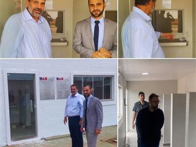 Foto da Notícia: OAB-MT faz inspeção na Mata Grande e, após atuação institucional, verifica melhorias nos parlatórios