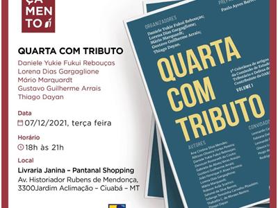 Foto da Notícia: Quarta com tributo: comissão da OAB-MT lança livro nesta terça