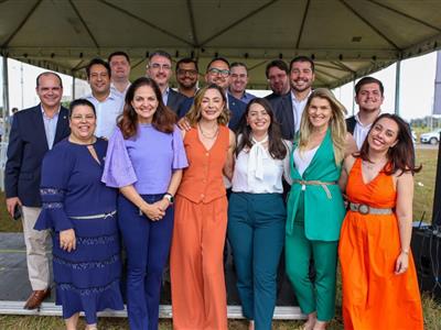 Foto da Notícia: Gisela Cardoso participa do lançamento da pedra fundamental de sede inovadora